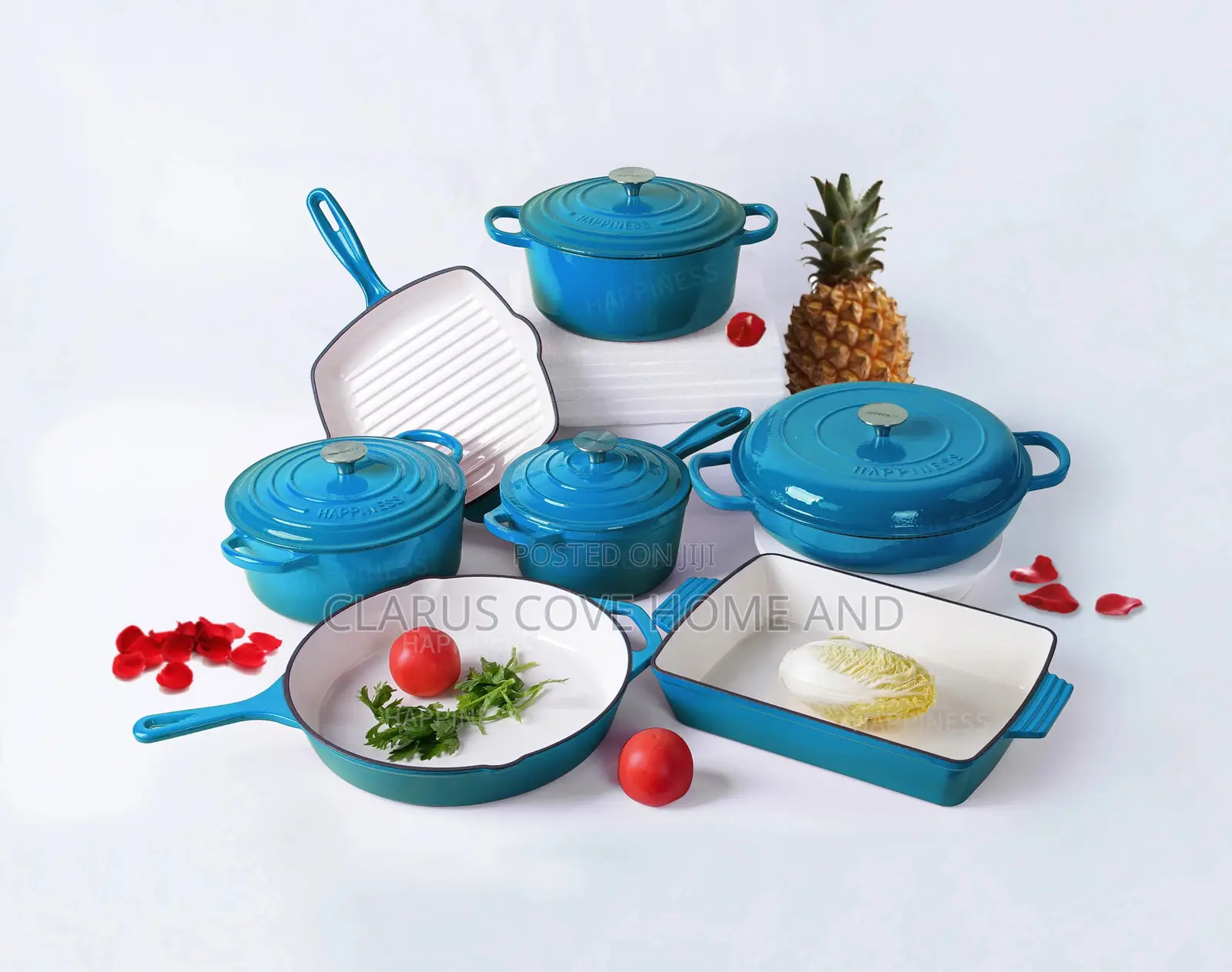 11pcs Castiron Cookware