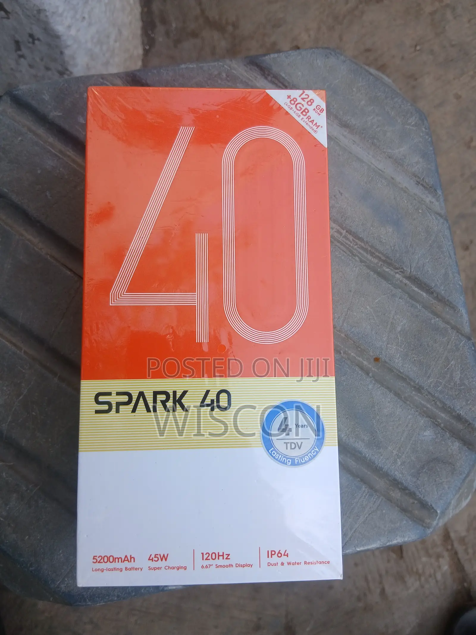 New Tecno Spark 40 256 GB Black