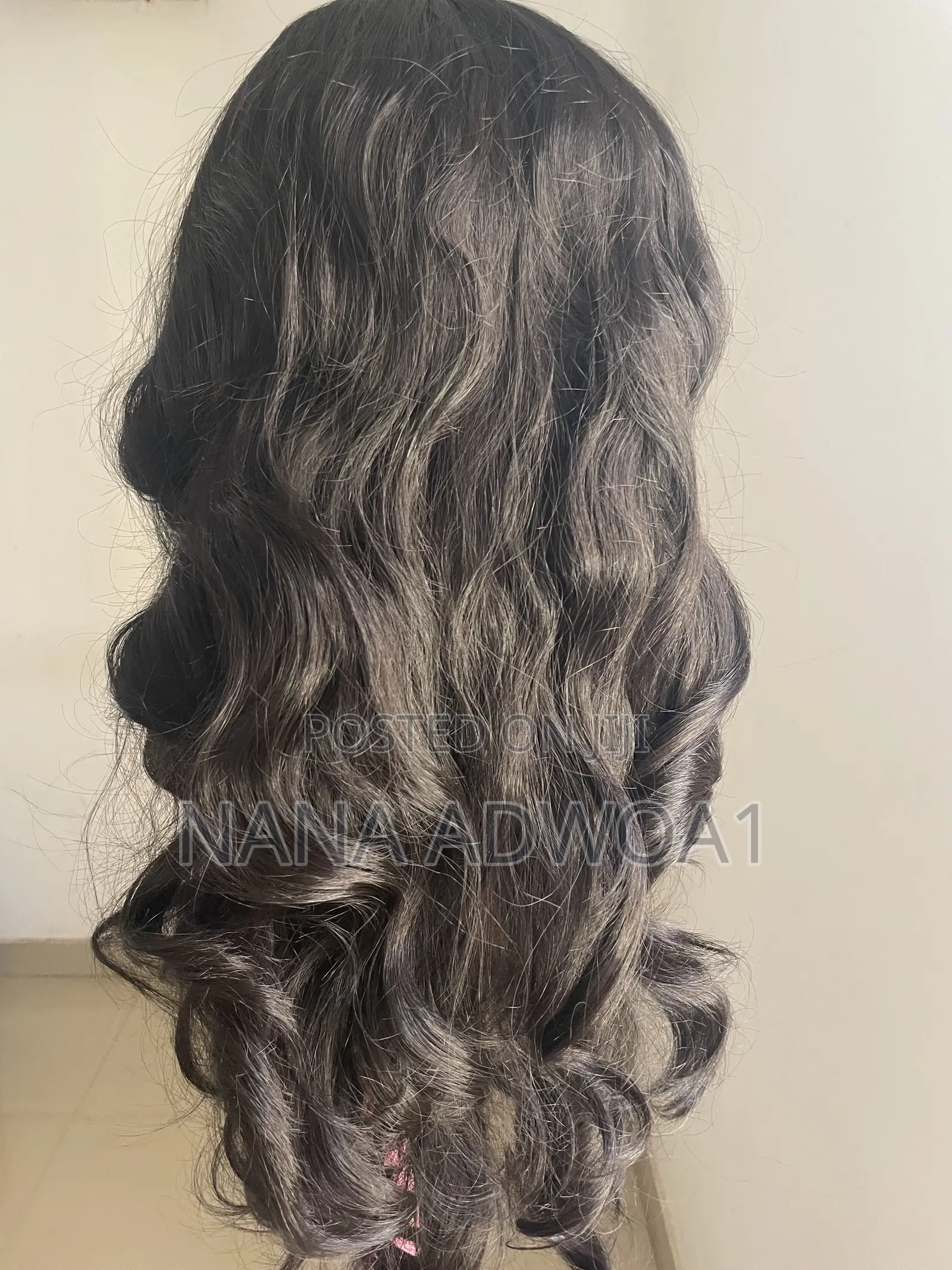 Black Bouncy Wig
