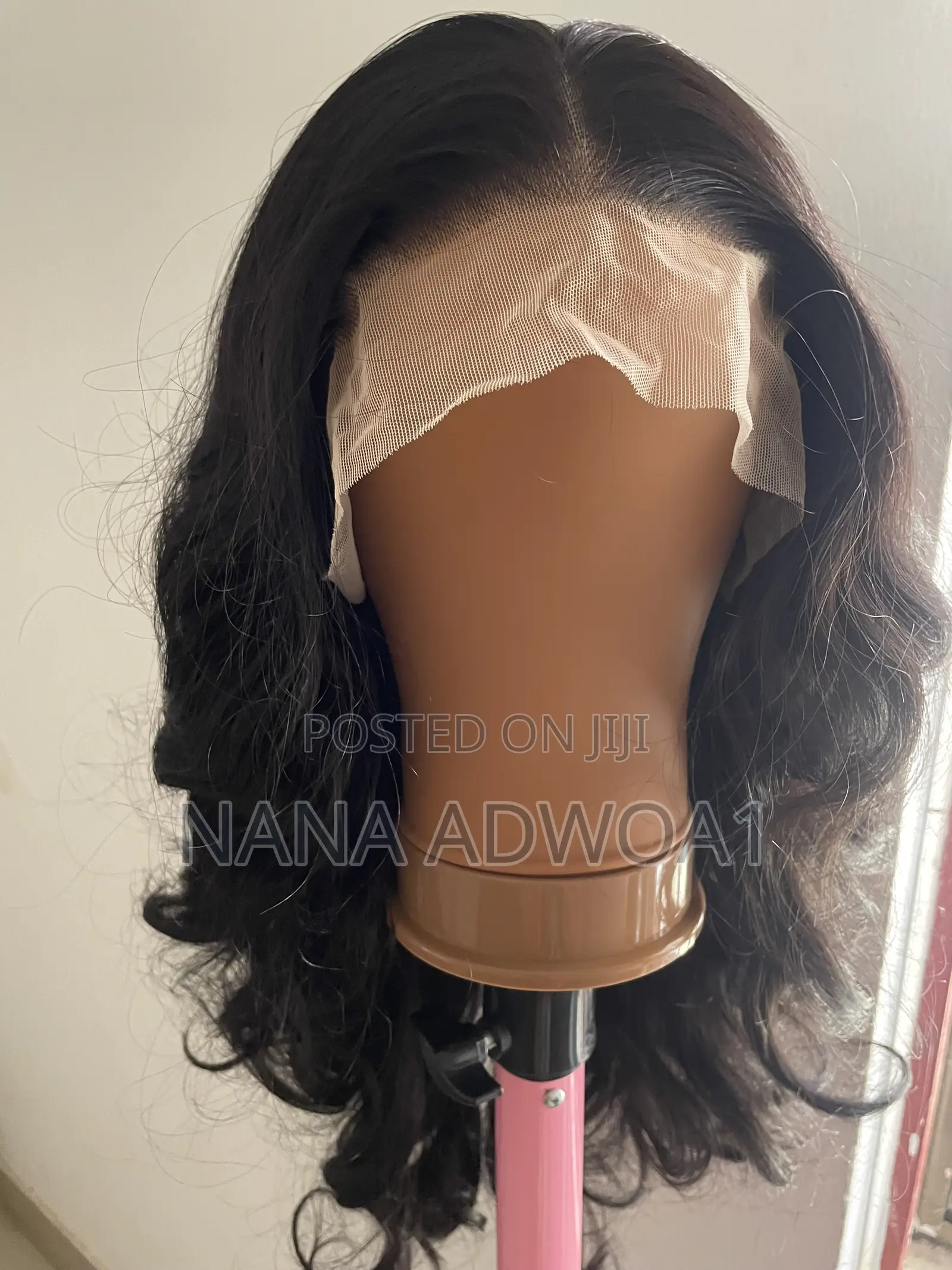 Black Bouncy Wig