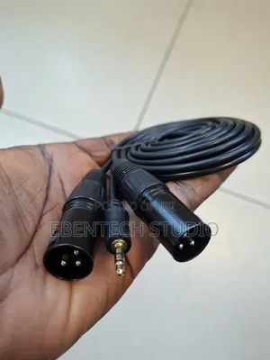 3.5mm Jack To Dual Stereo Xlr Male Cable