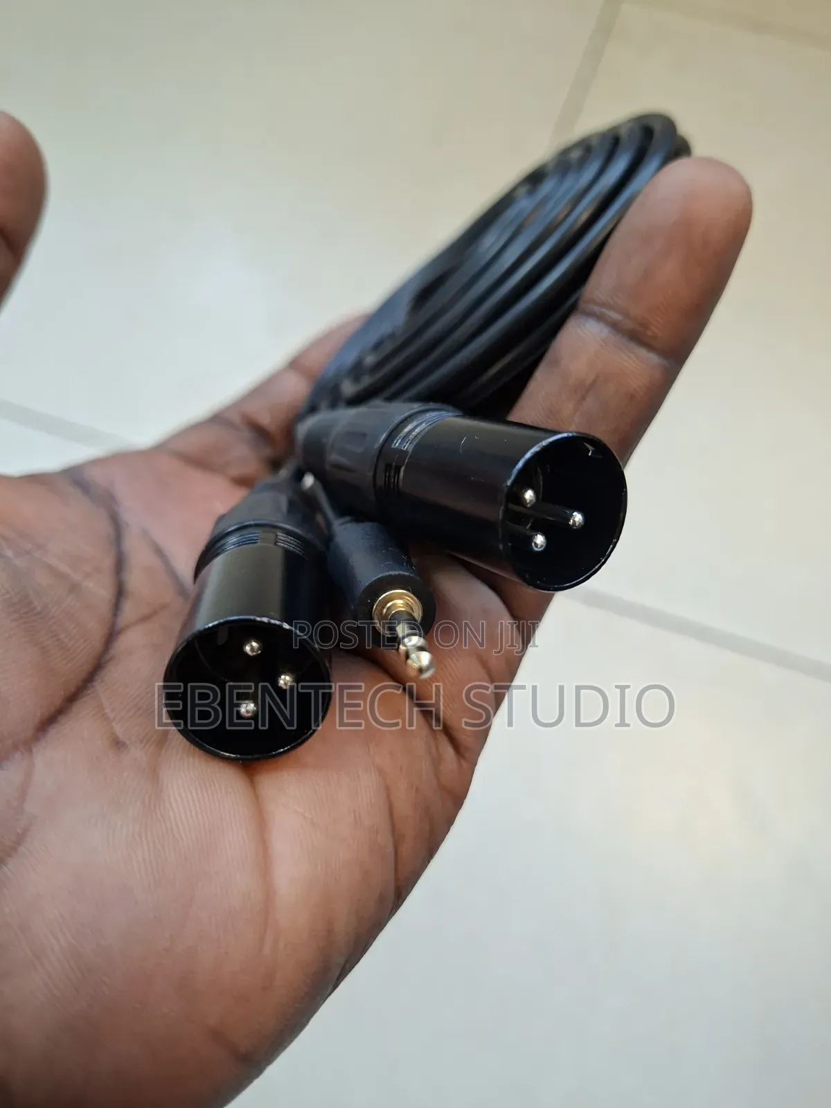 3.5mm Jack To Dual Stereo Xlr Male Cable