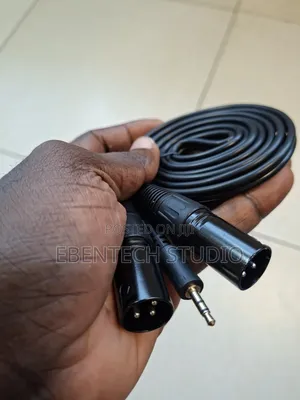3.5mm Jack To Dual Stereo Xlr Male Cable