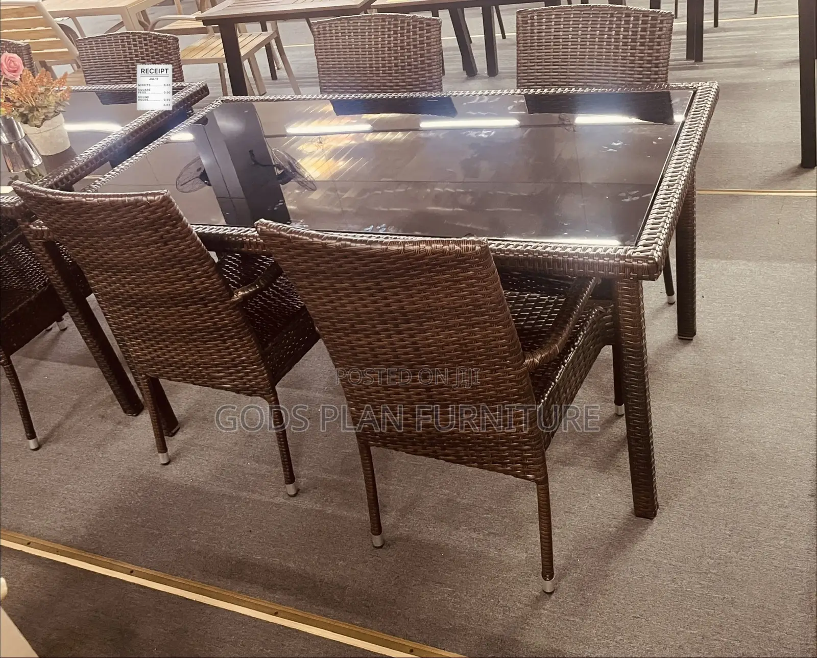 Outdoor/ Garden 4 Seater Dining Table Set