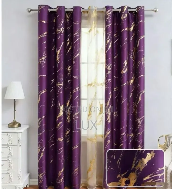 2-piece Window Curtain Set – Elegant Stylish Home Décor