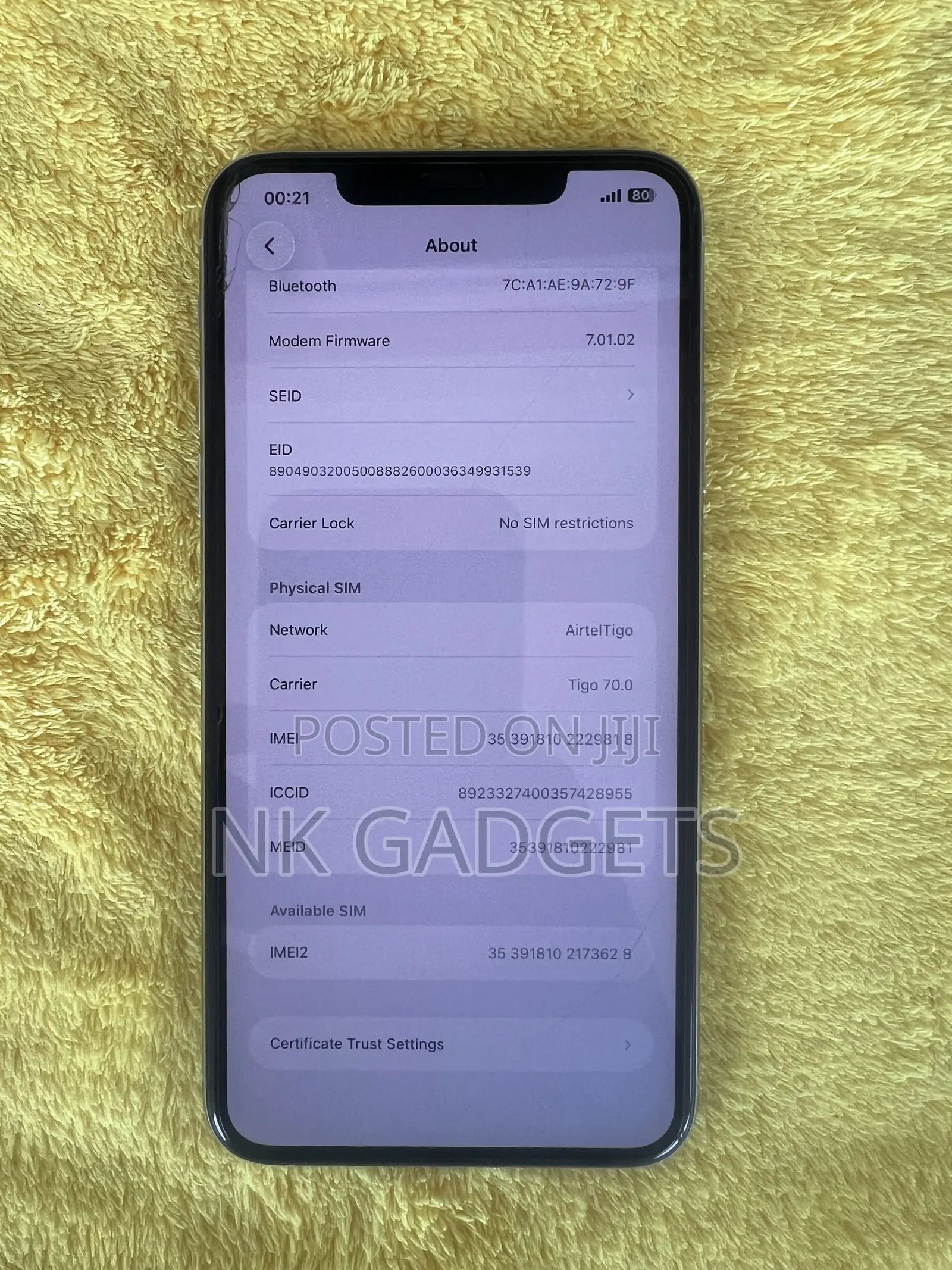 Apple iPhone 11 Pro Max 64 GB White