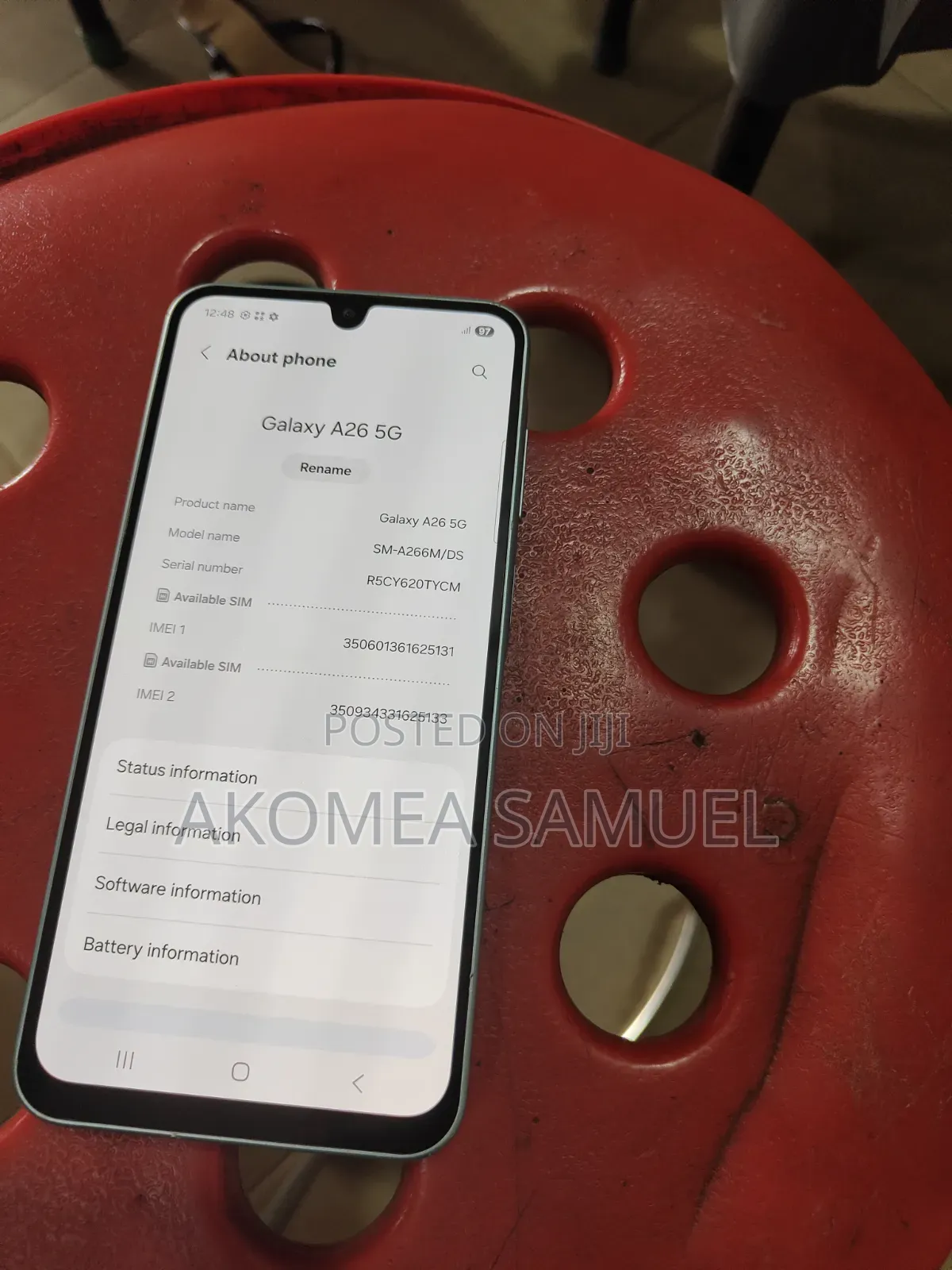 Samsung Galaxy A26 128 GB Green