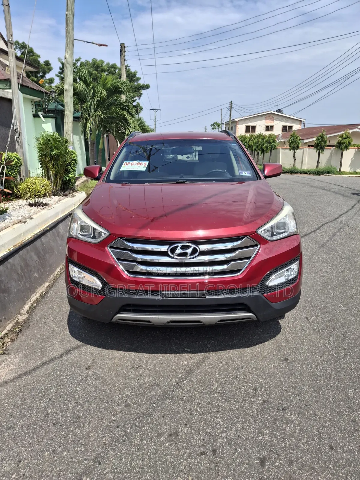 Hyundai Santa Fe 2014 Red