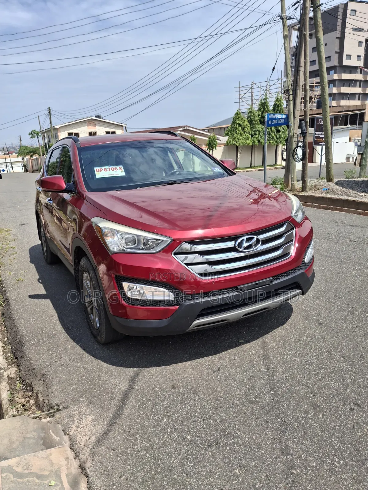 Hyundai Santa Fe 2014 Red