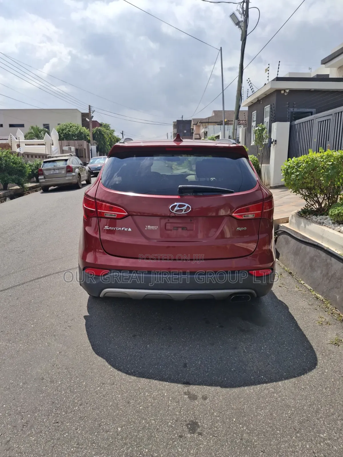 Hyundai Santa Fe 2014 Red