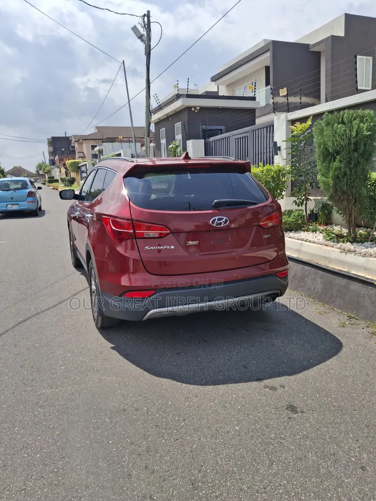 Hyundai Santa Fe 2014 Red