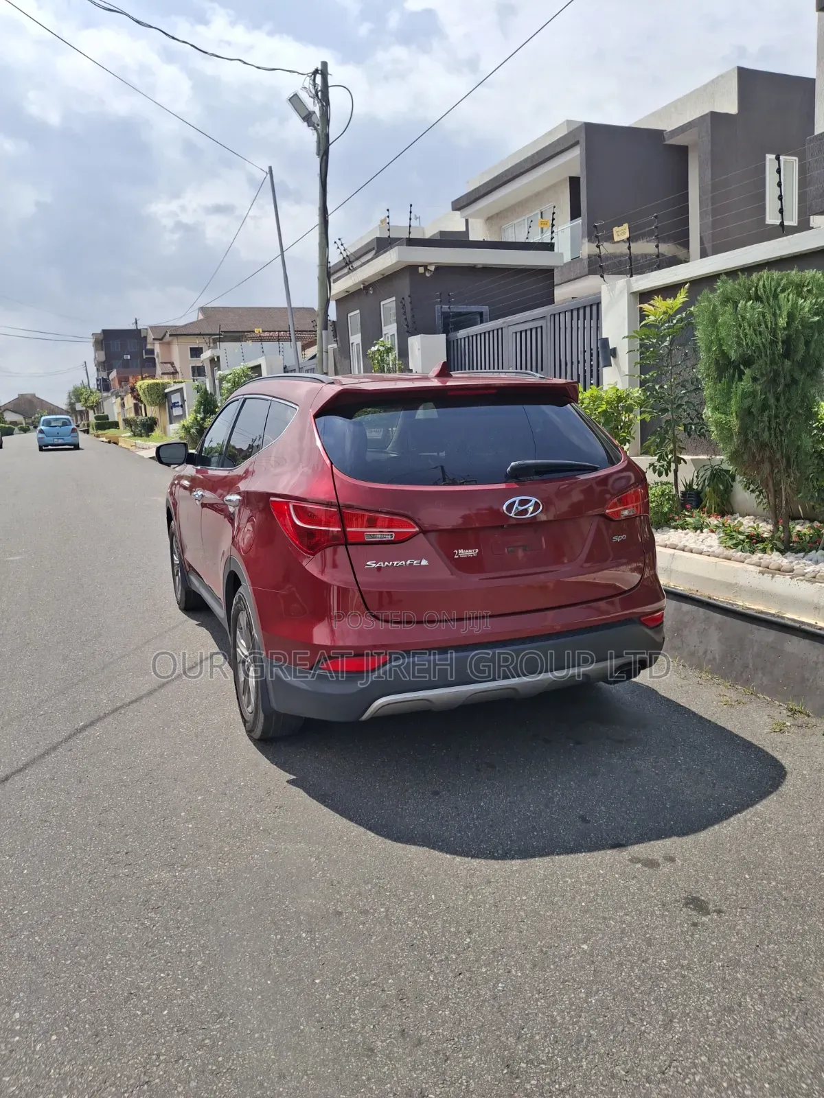 Hyundai Santa Fe 2014 Red