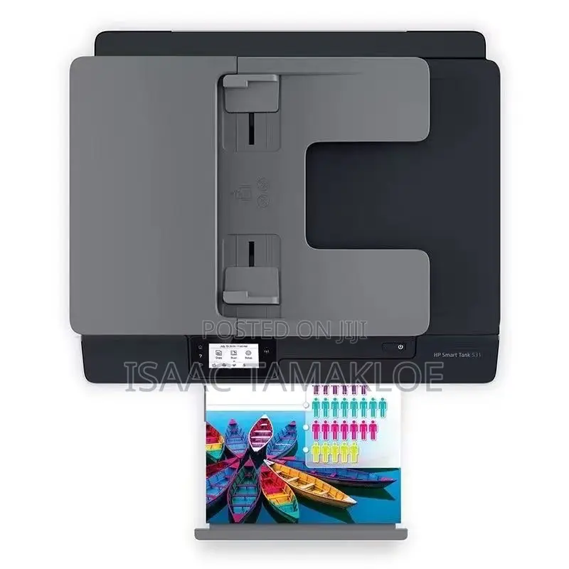 Uk Used Wireless Hp Smart Tank 519 Ink Jet Printer. All in One
