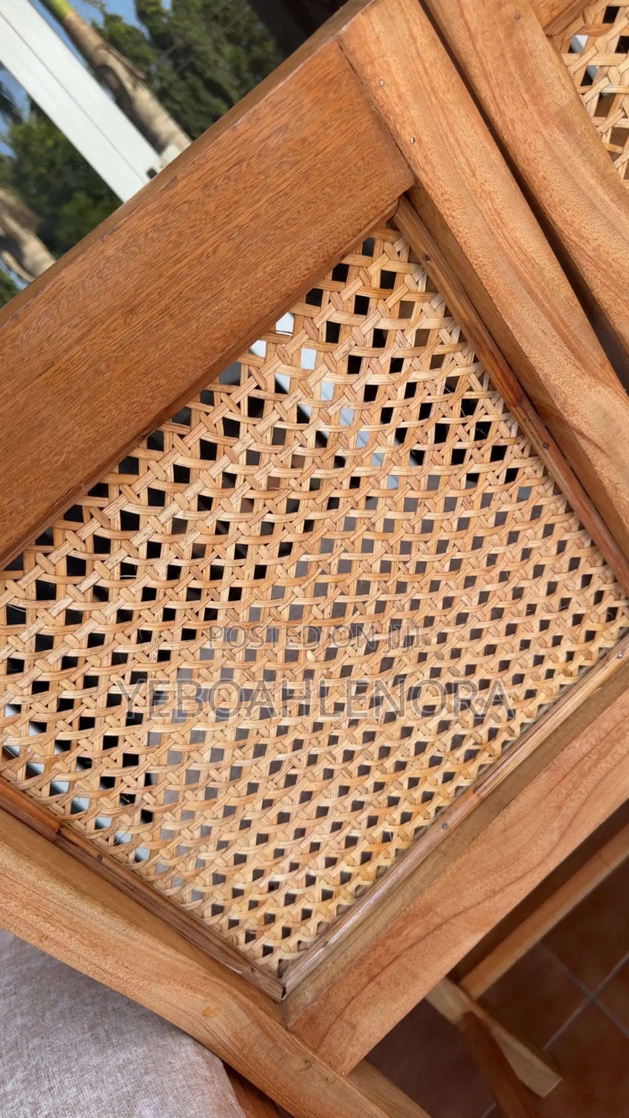 Wooden Rattan Island Stools Available