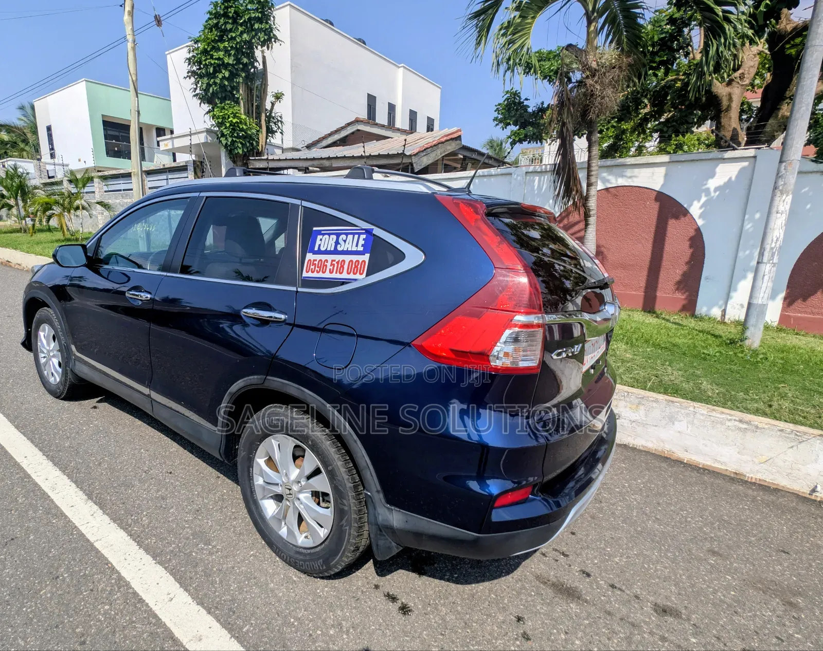 Honda CR-V Touring 4dr SUV AWD (2.4L 4cyl CVT) 2016 Blue