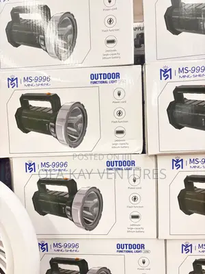 Rechargeable Battery Packed 20w Outdoor Torch Light