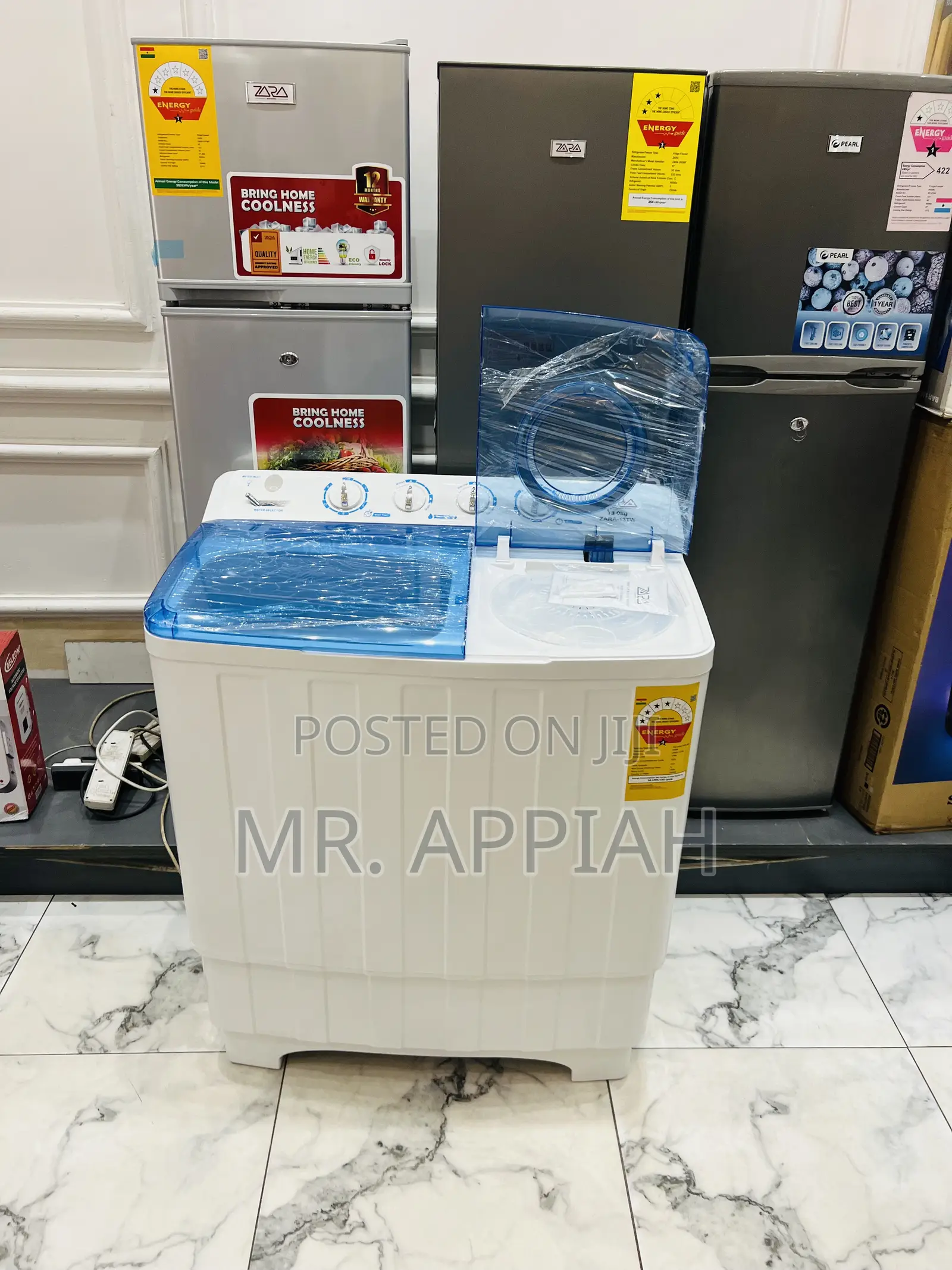 Super Affordable Zara Semi-Automatic Washing Machine(Spin Dry)