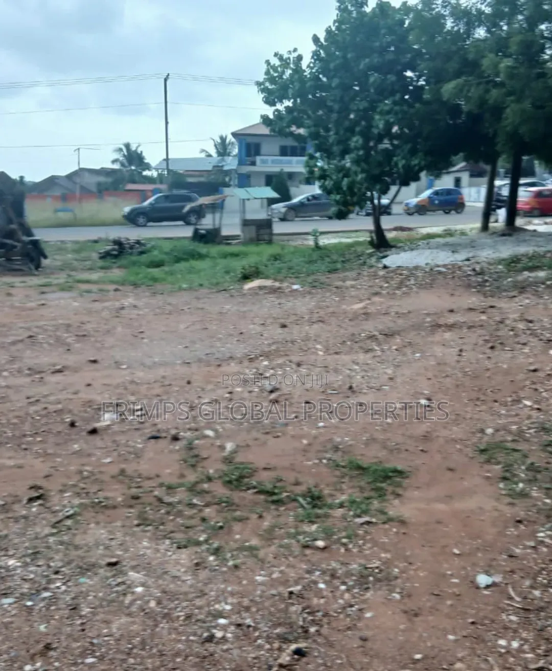 Main Road 2 and Half Plots at Pokuase-Kwabenya Highway for Sale