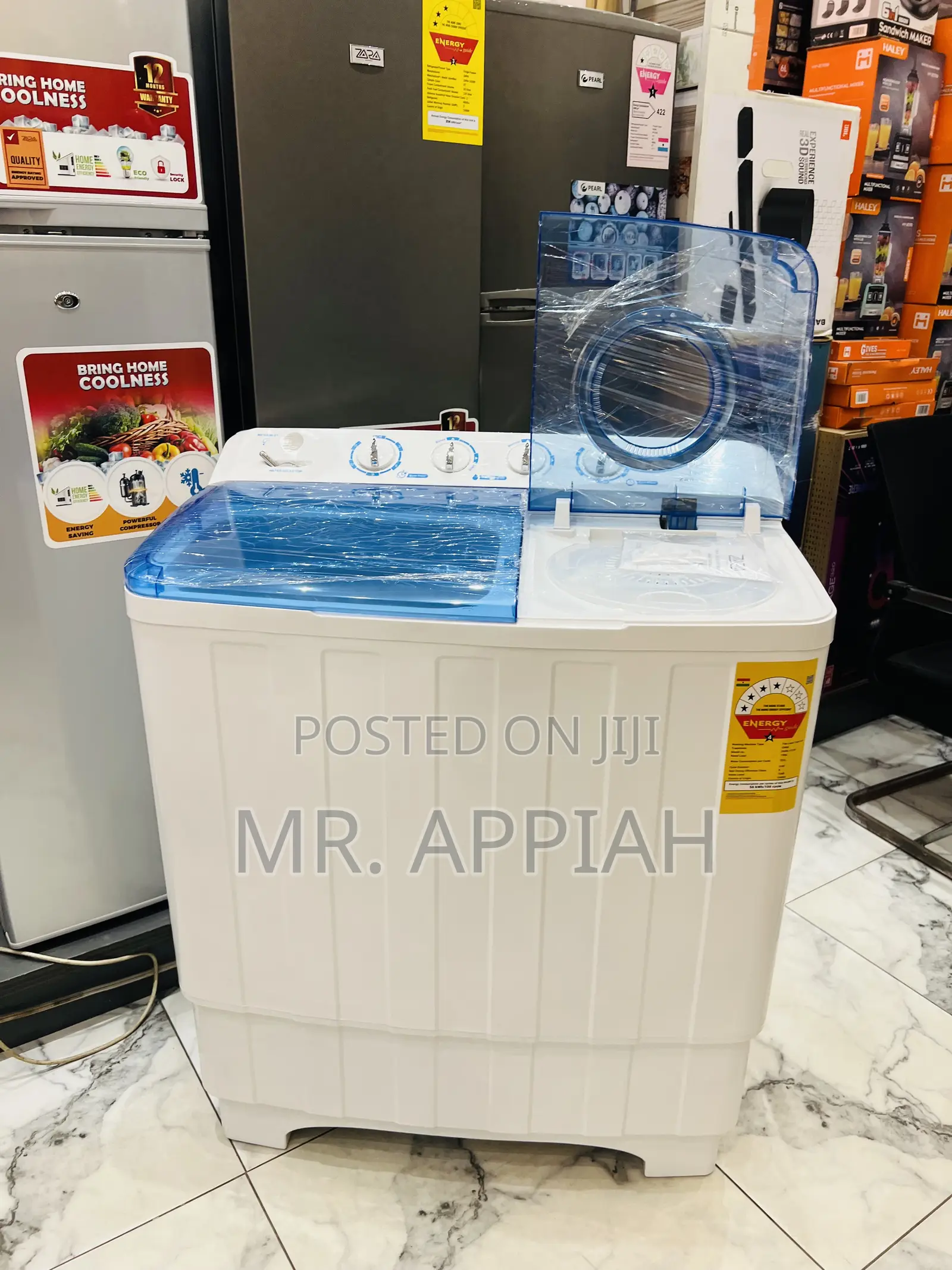 Super Affordable Zara 11kg Washing Machine(Transparent Lid).