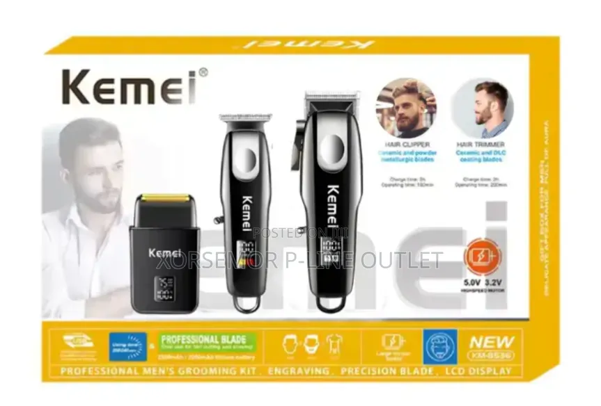 Kemei Professional 3 in 1mens Grooming Kit Km-8531