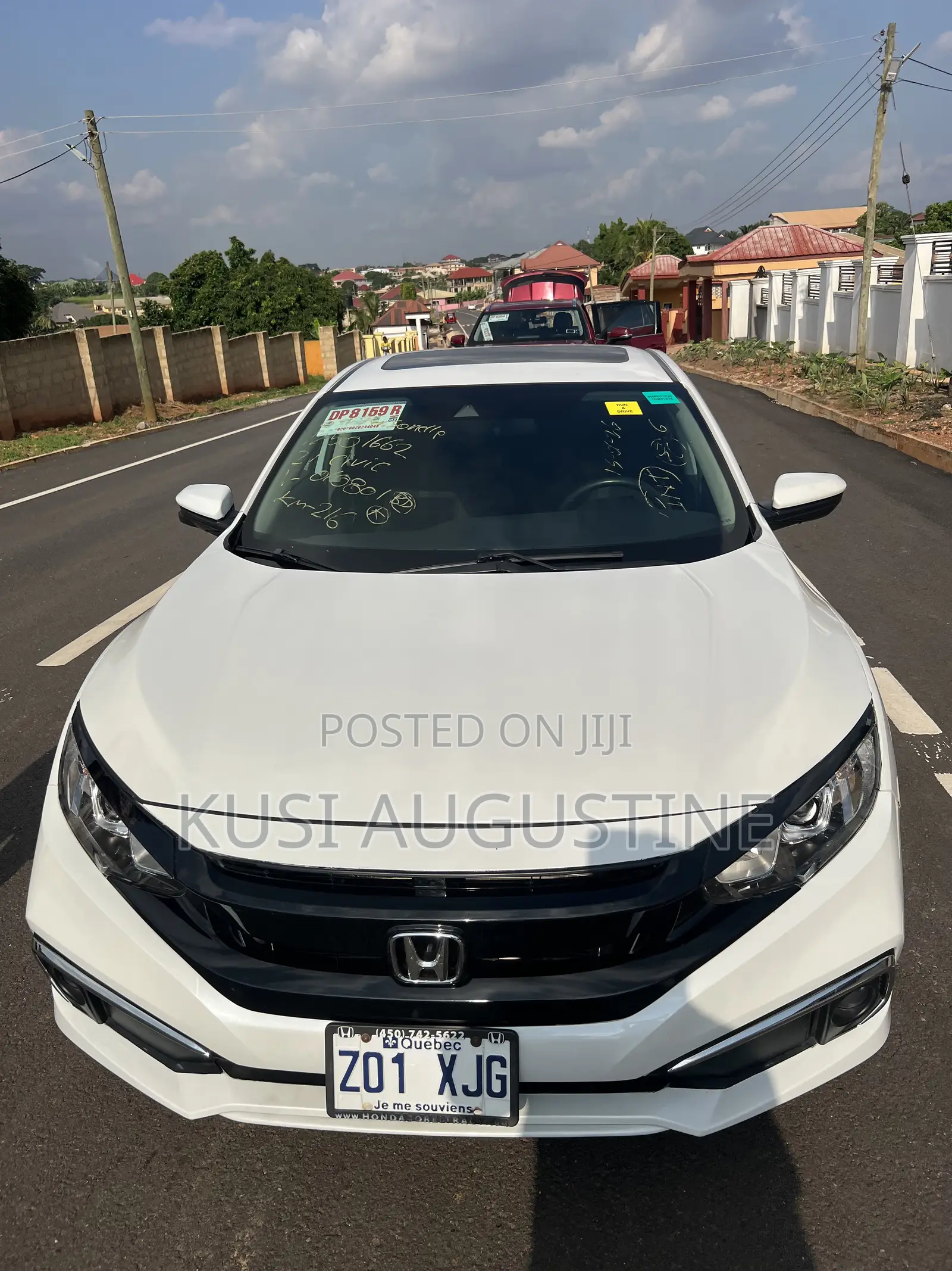 Honda Civic EX-L 2021 White