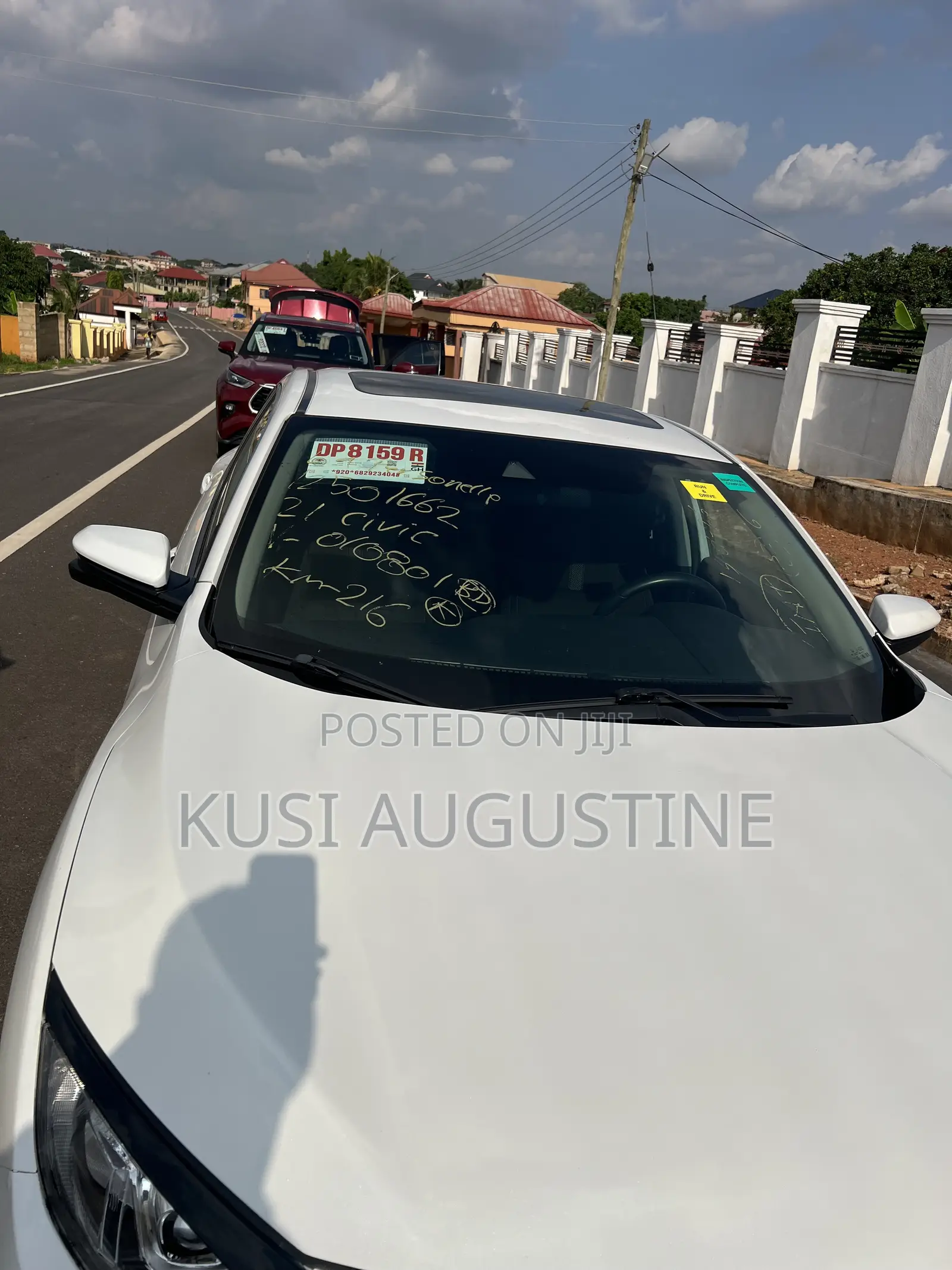 Honda Civic EX-L 2021 White