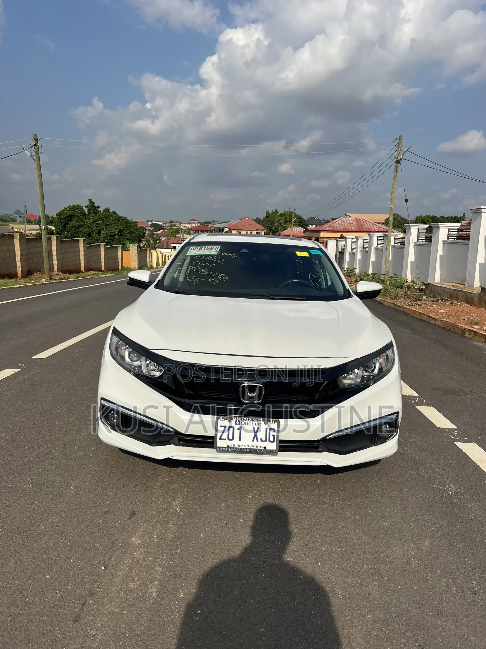 Honda Civic EX-L 2021 White