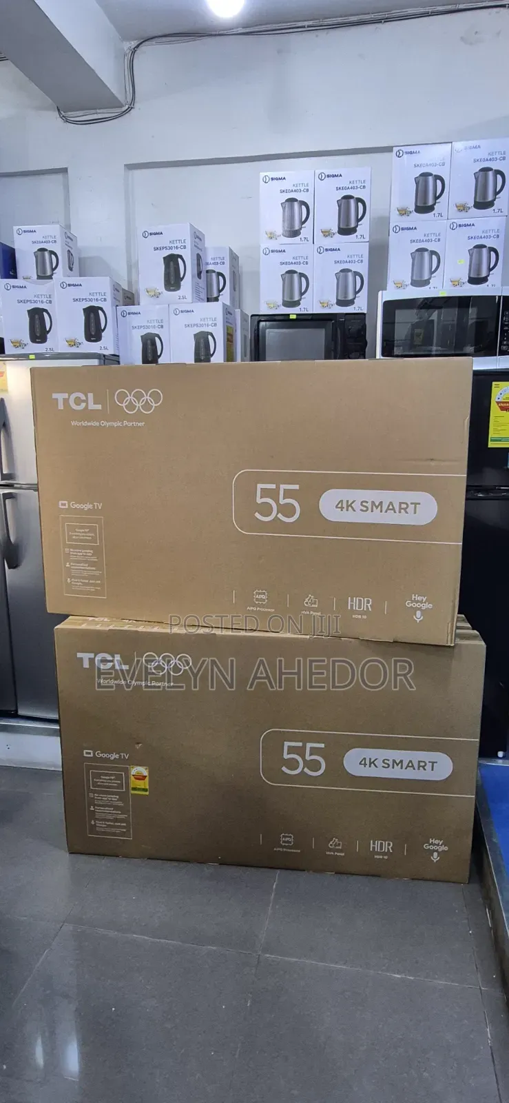 Full 1 Yr Warranty of TCL 55 Inches Smart Google Tv HDR Available