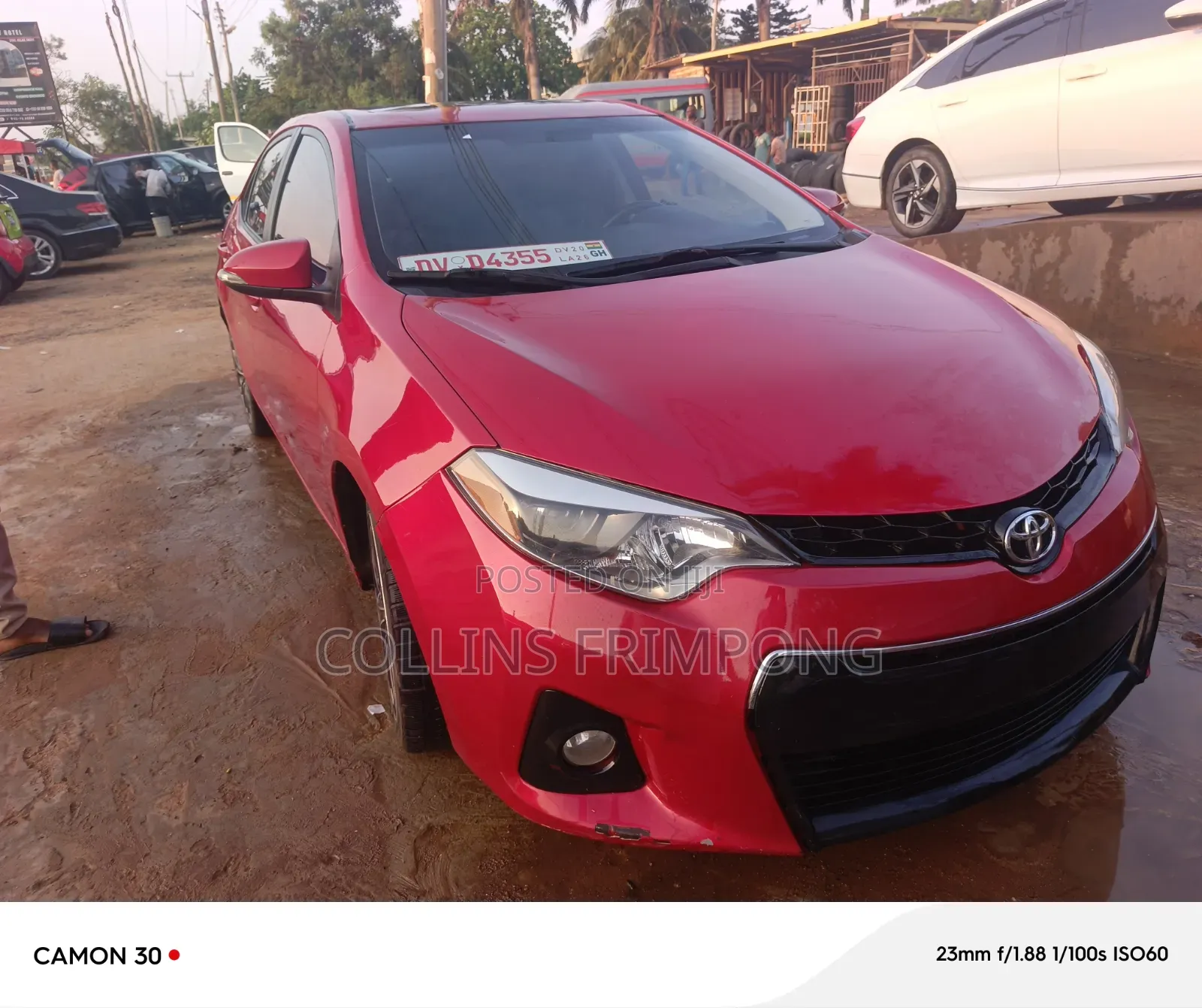 Toyota Corolla L 4dr Sedan (1.8L 4cyl 4A) 2015 Red