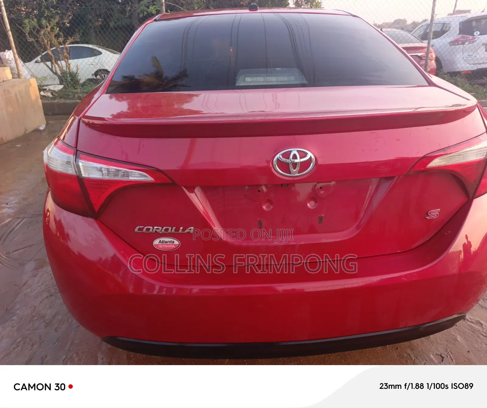 Toyota Corolla L 4dr Sedan (1.8L 4cyl 4A) 2015 Red