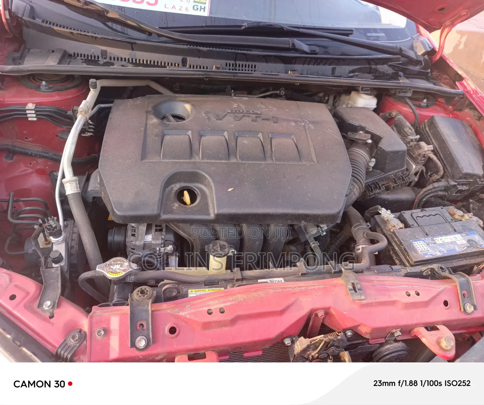 Toyota Corolla L 4dr Sedan (1.8L 4cyl 4A) 2015 Red