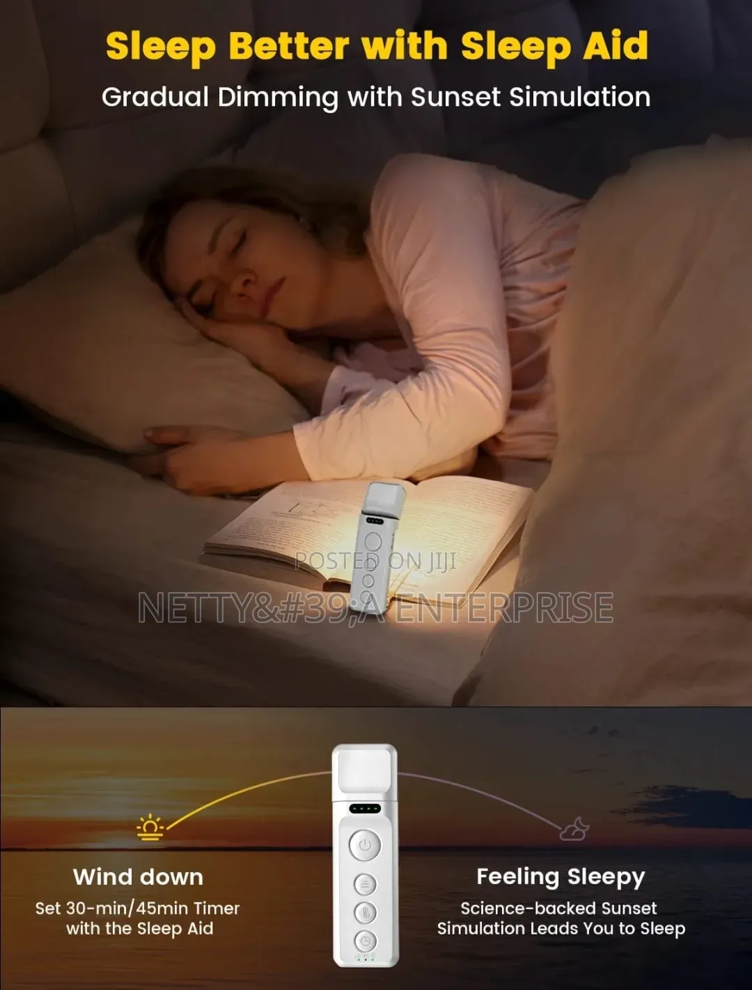 Original Glocusent Upgraded Book Light(Type C Rechargeable)