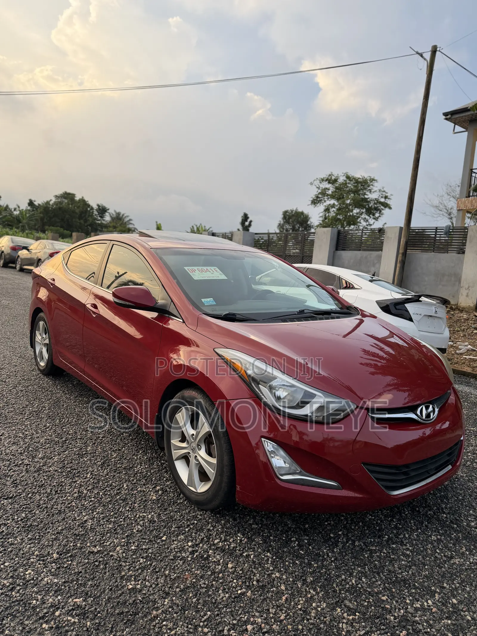 Hyundai Elantra Limited Sedan FWD (1.8L 4cyl 6A) 2016 Red