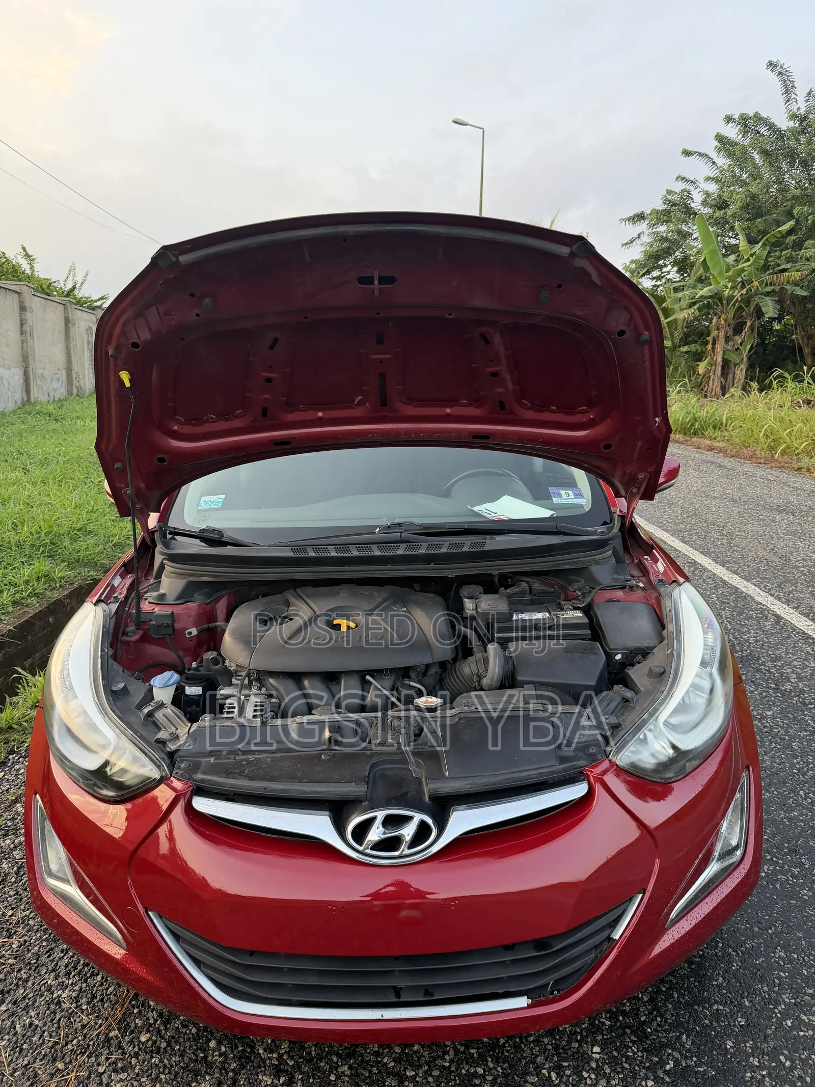 Hyundai Elantra Limited Sedan FWD (1.8L 4cyl 6A) 2016 Red