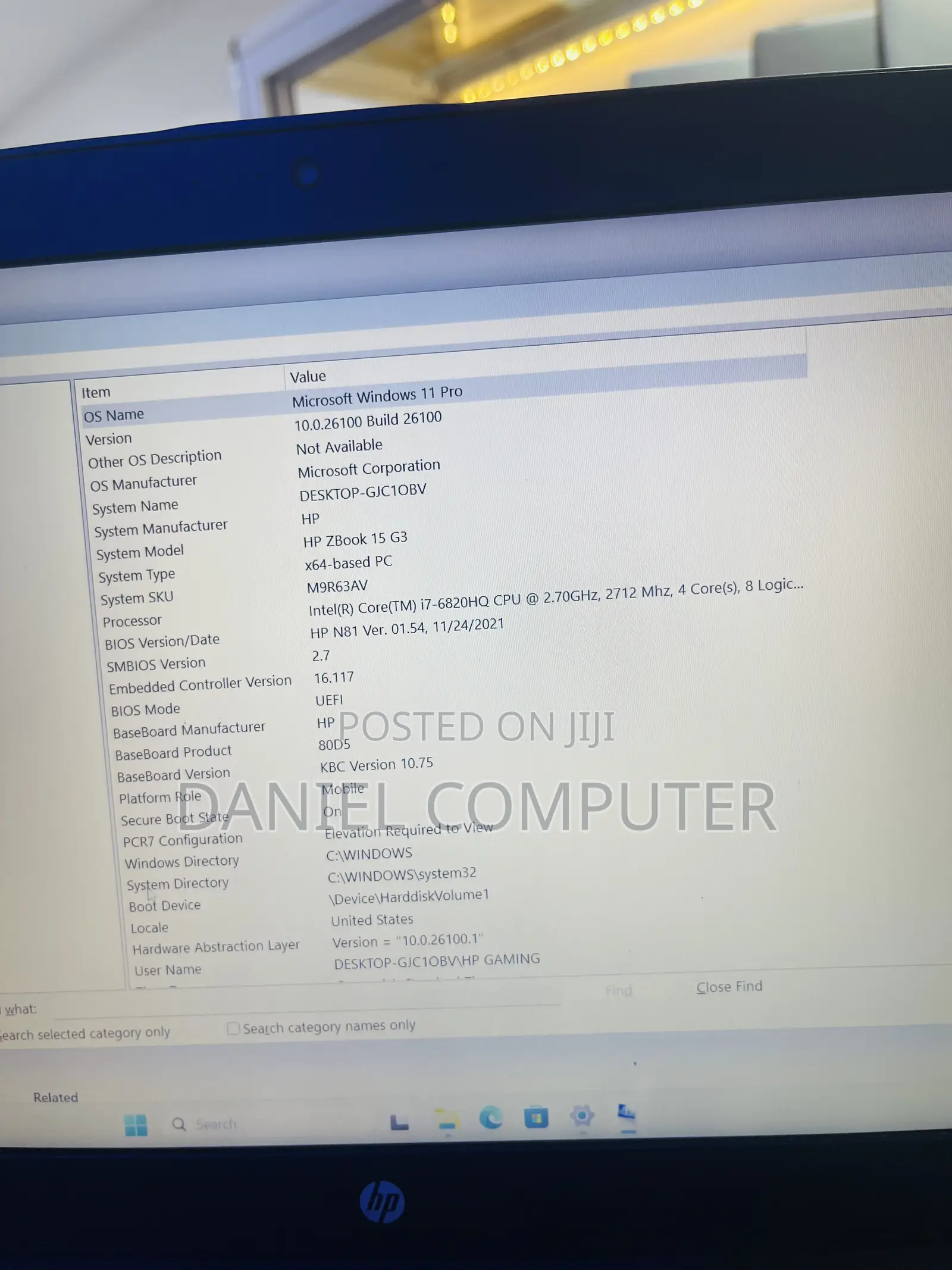 Laptop HP ZBook 15 G3 32GB Intel Core i7 SSD 512GB