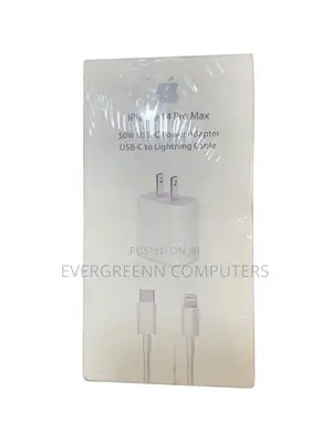 Premium iPhone 14 Pro Max Charging Combo (50w Power Adapter +M