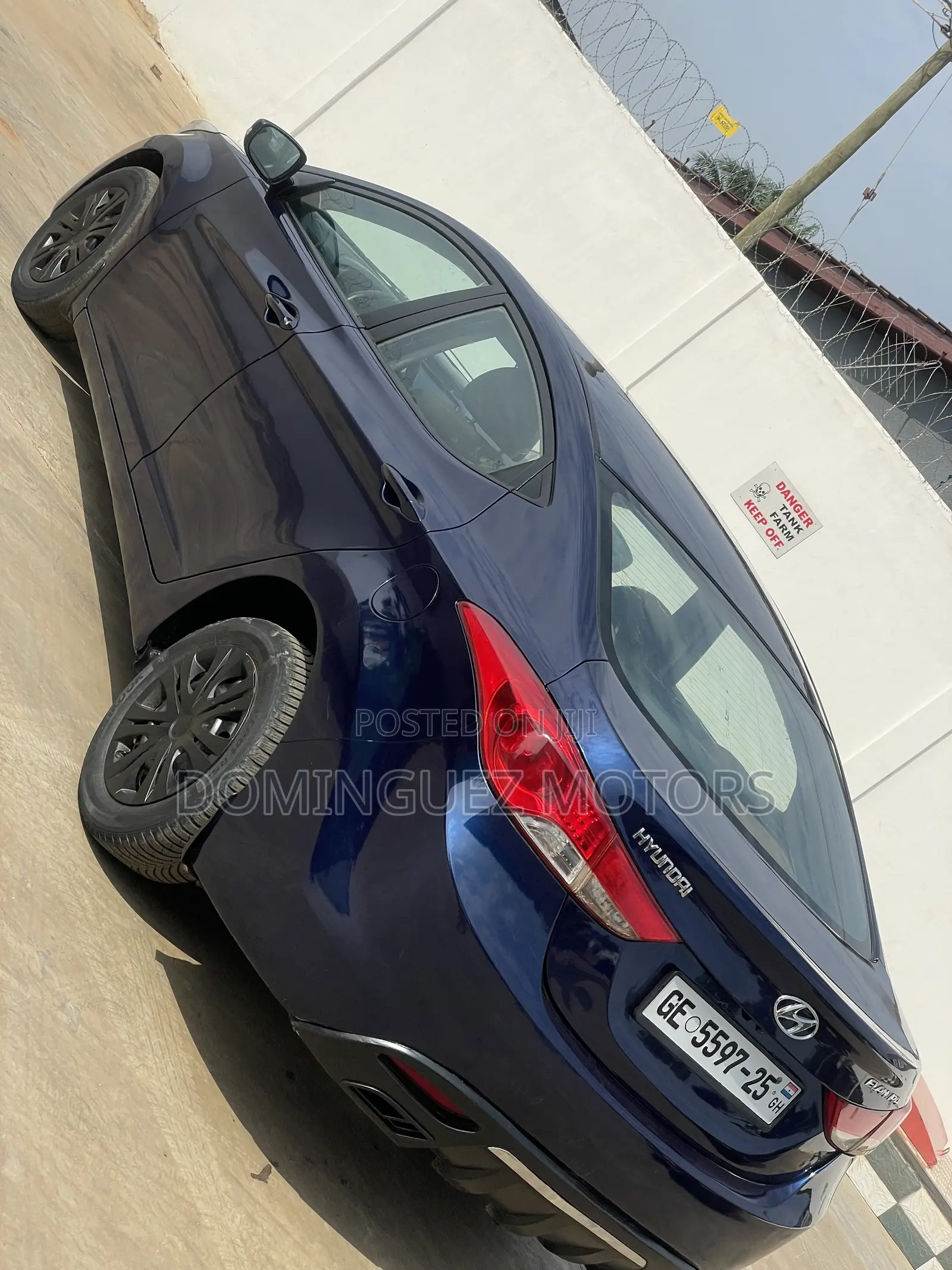 Hyundai Elantra 2013 Blue