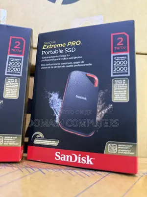 *2tb Portable Sandisk External SSD With 2000b/S Speed