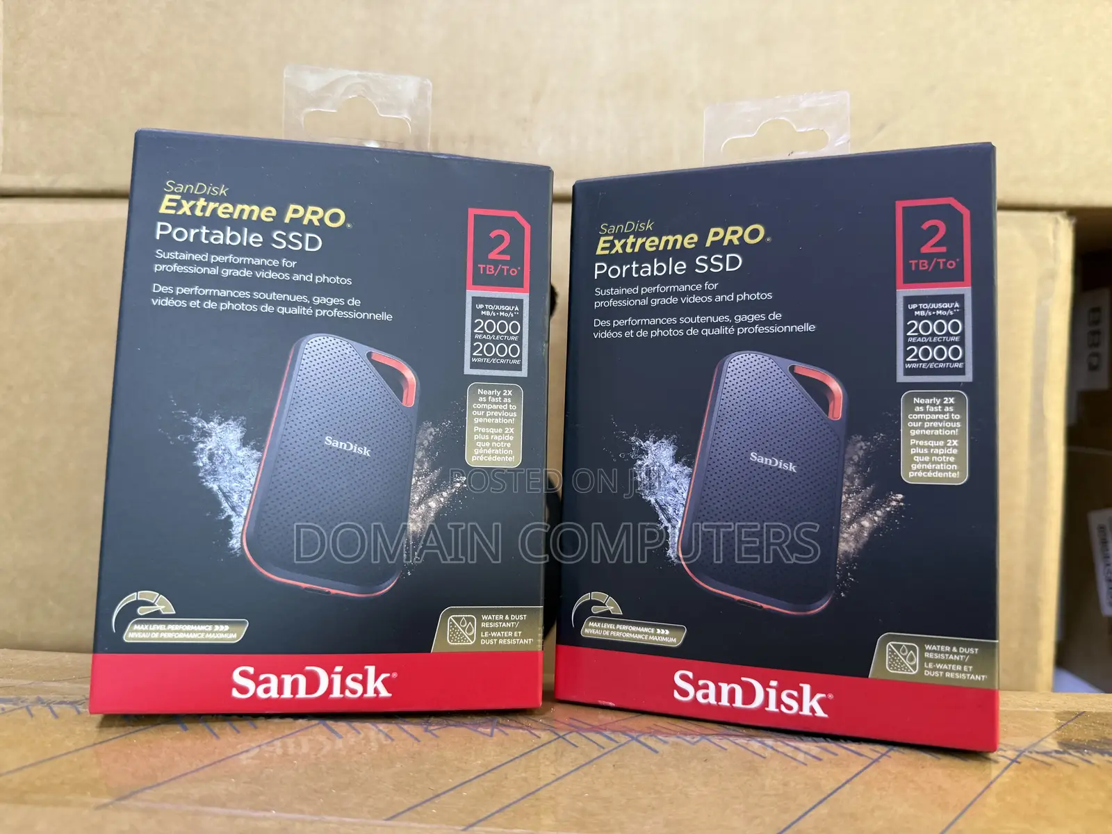*2tb Portable Sandisk External SSD With 2000b/S Speed