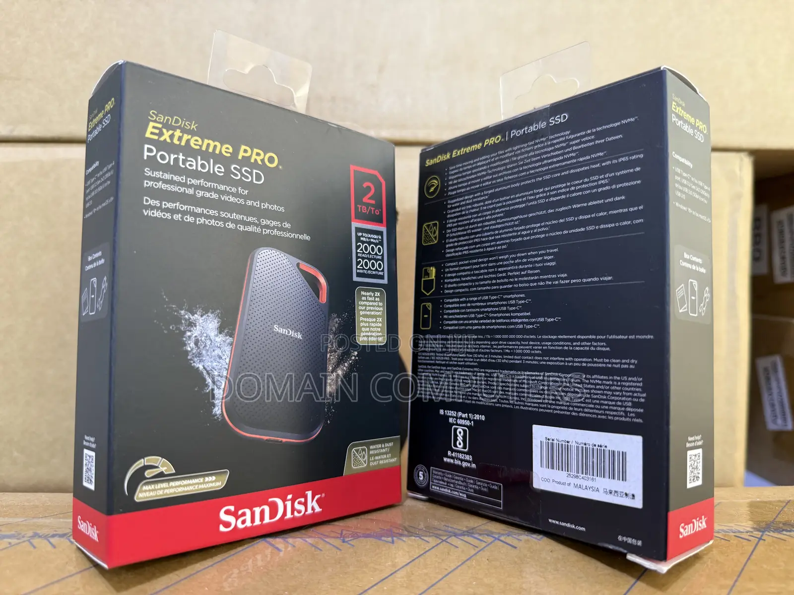 *2tb Portable Sandisk External SSD With 2000b/S Speed