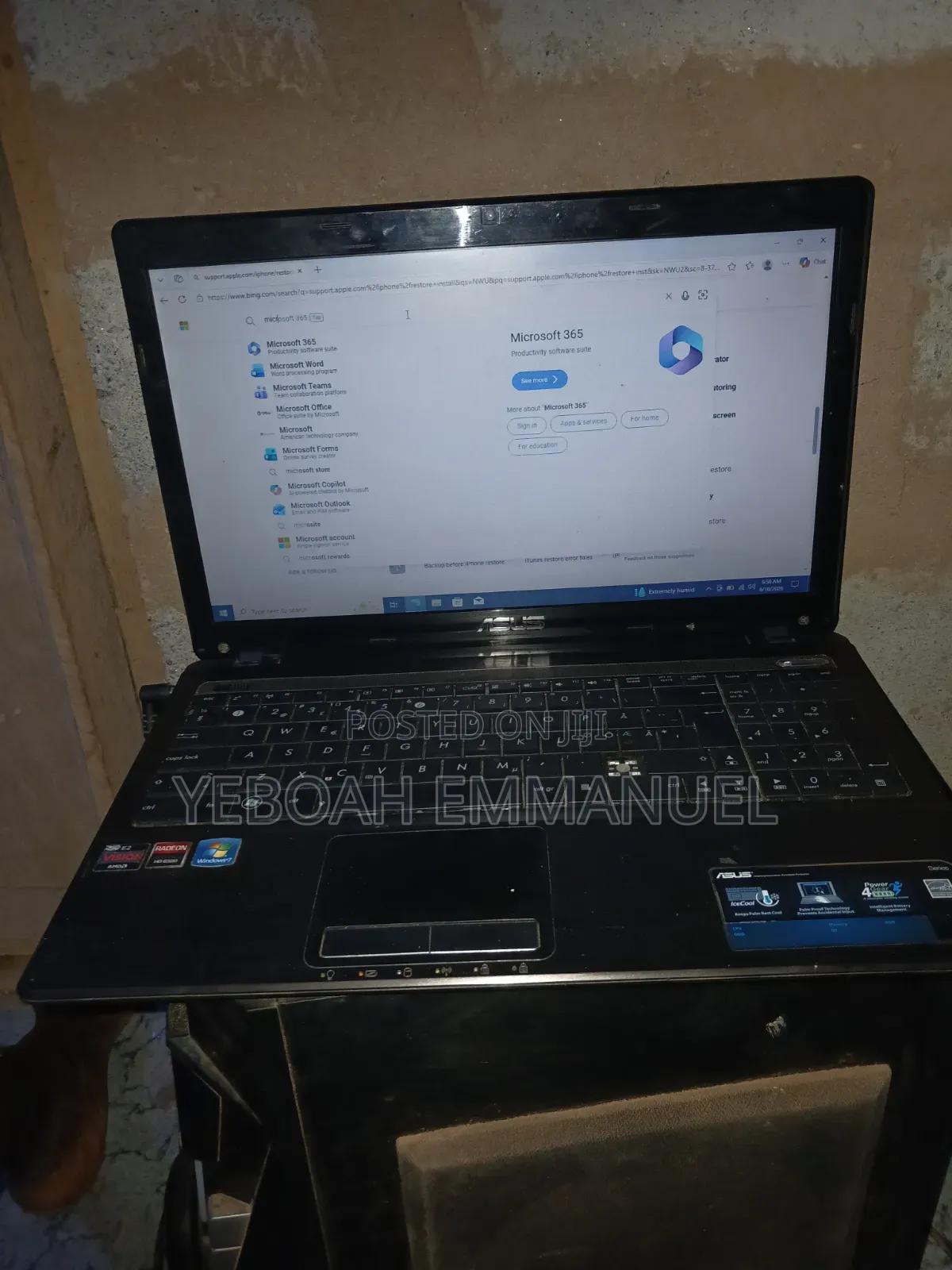 Laptop Asus A42DE 6GB AMD SSD 256GB