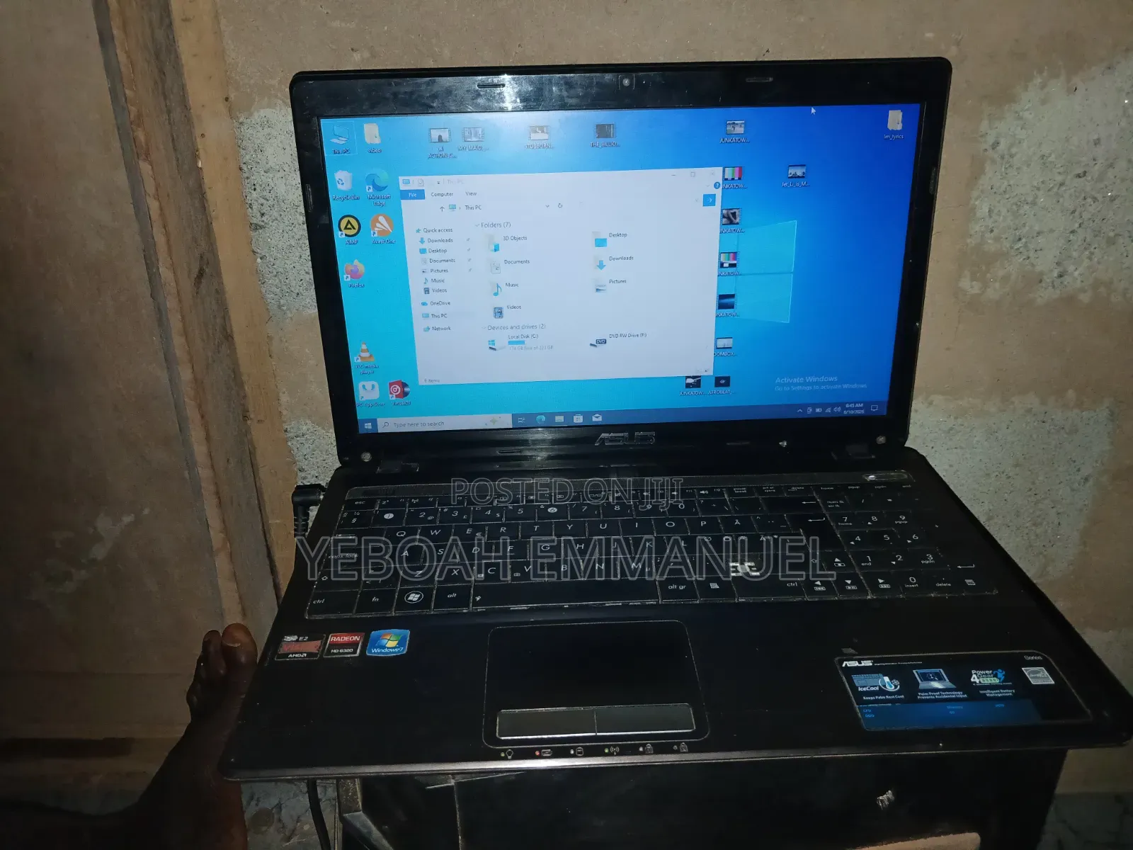 Laptop Asus A42DE 6GB AMD SSD 256GB