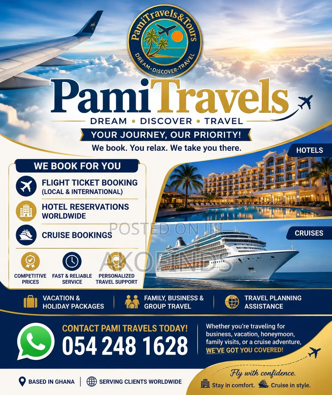 Ticketing Bookings (Local and International)