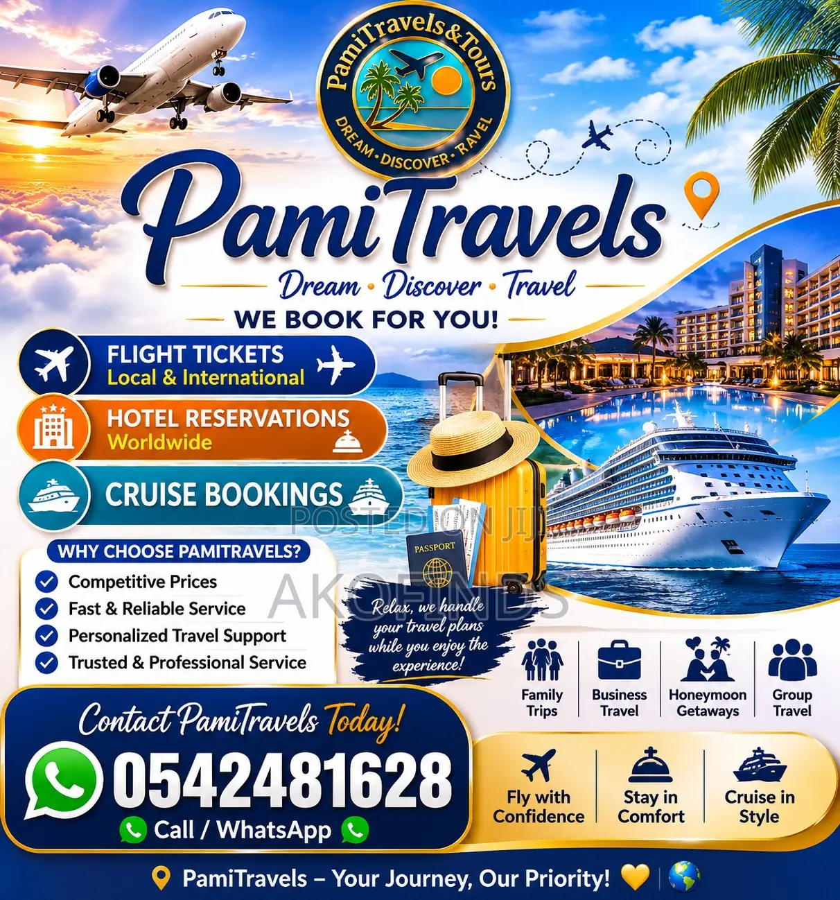 Ticketing Bookings (Local and International)