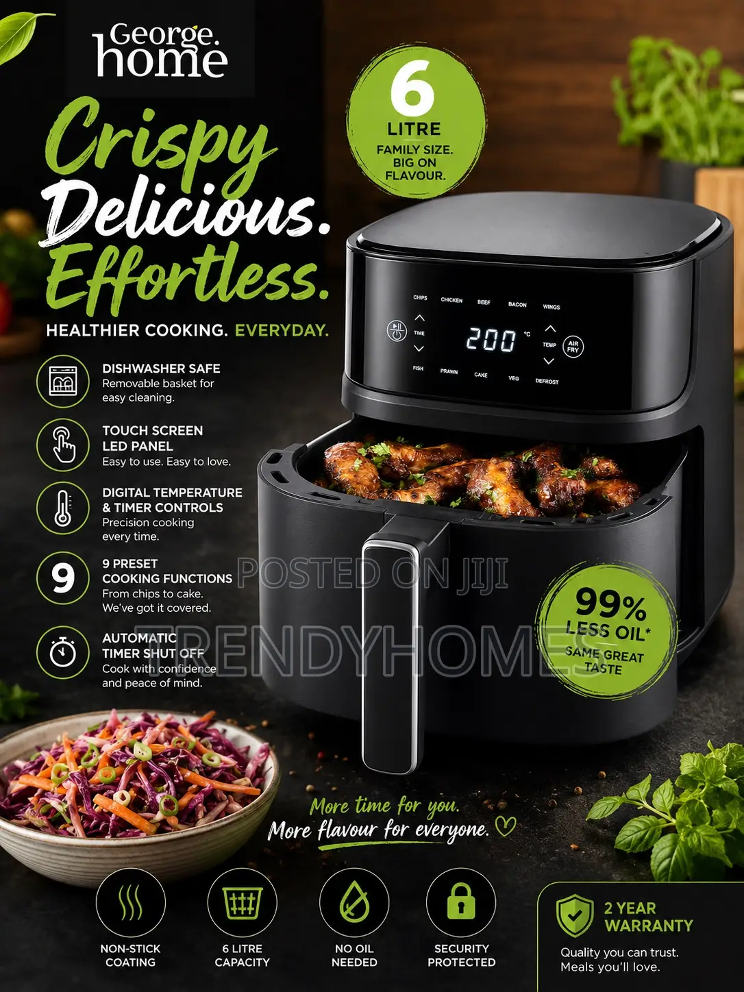 6lt George Home Airfryer