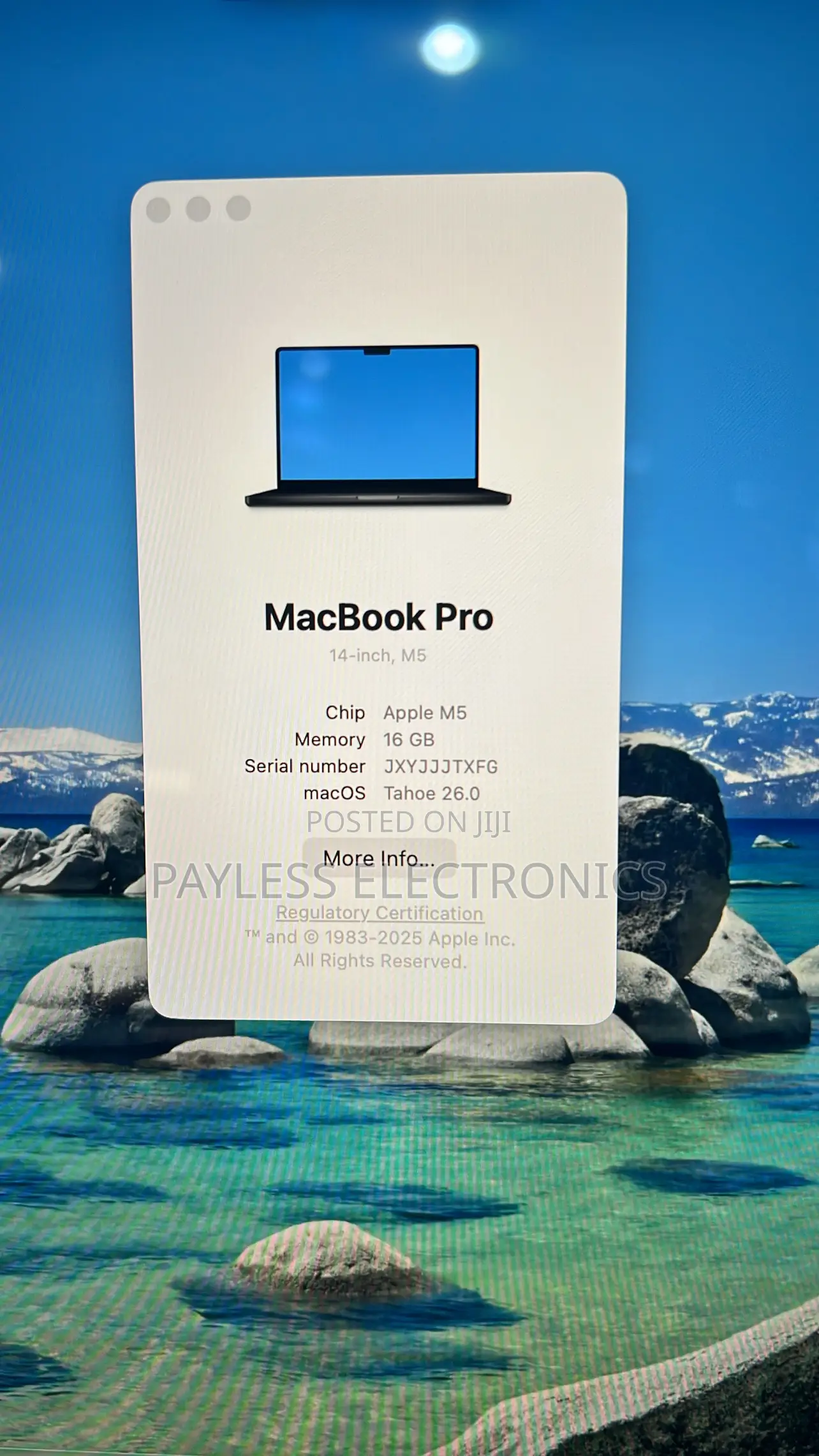 Laptop Apple MacBook Pro 2025 M5 16GB Apple M5 SSD 512GB