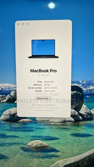 Laptop Apple MacBook Pro 2025 M5 16GB Apple M5 SSD 512GB