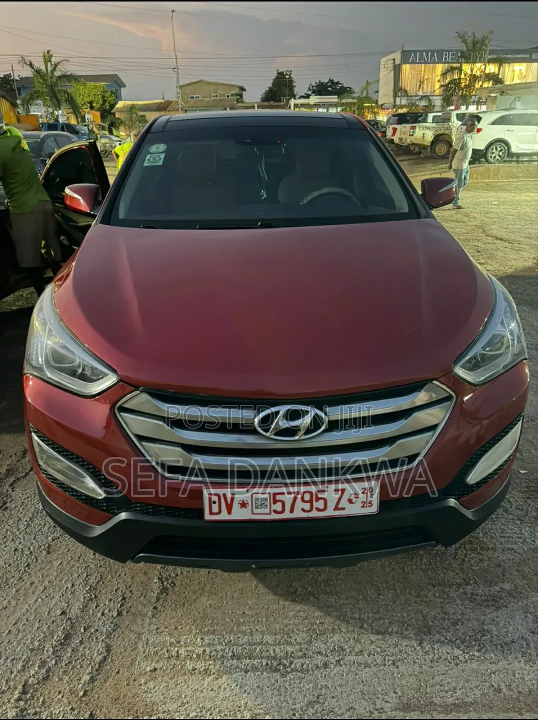 Hyundai Santa Fe 2013 Red