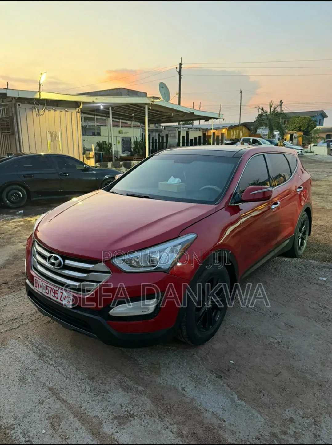Hyundai Santa Fe 2013 Red