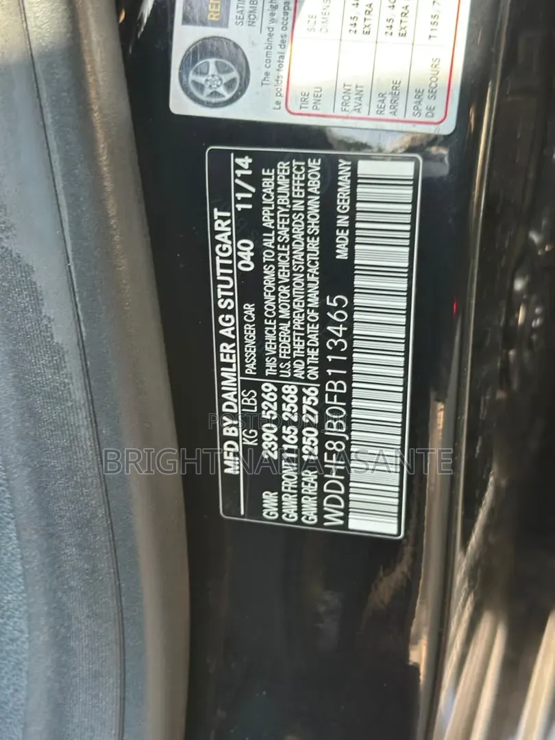 Mercedes-Benz E350 2015 Black